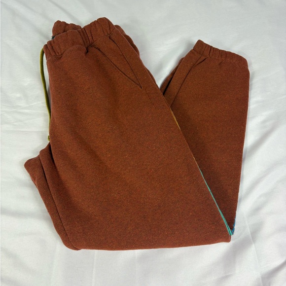 Patagonia Rust Track Pants with Multicolor Stripe - Picture 10 of 10